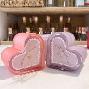 Heart-Shaped Scented candles - Purple and Red